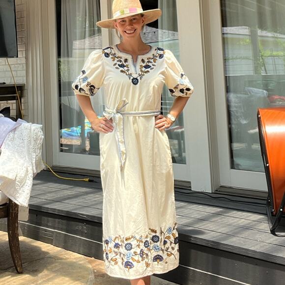 Roller rabbit DAVINA EMBROIDERY LUCA CAFTAN - Picture 9 of 16